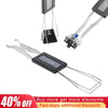 Anti-static keycap puller tool with a black handle and metal arms for removing mechanical keyboard keycaps