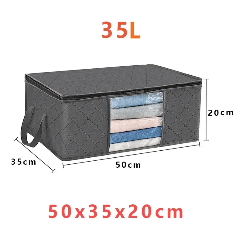 Foldable Storage Bags for Clothes and Blankets