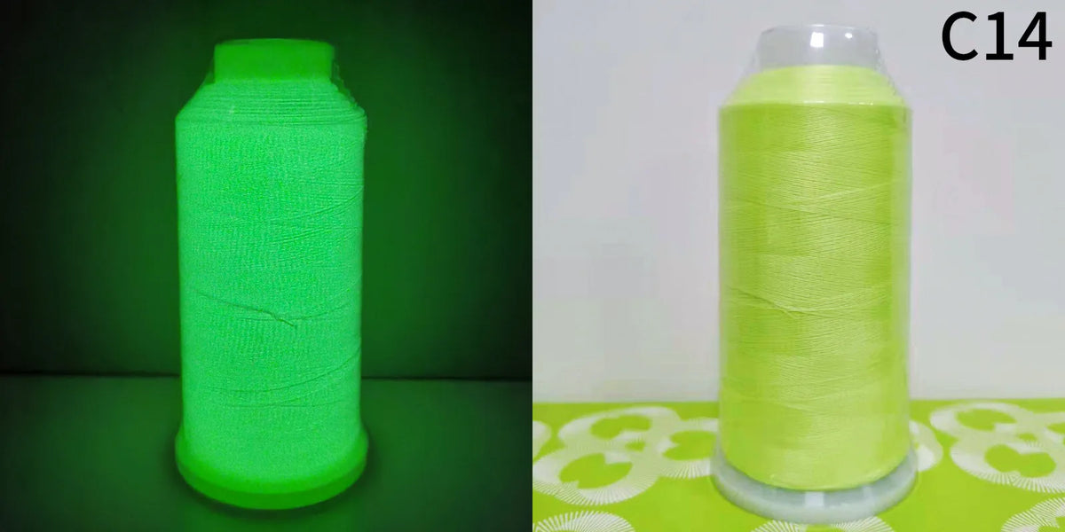Glow-in-the-Dark Embroidery Thread for Sewing Projects