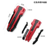 Red Beyblade Burst BX Series Gyro Launcher accessory for kids shown with various parts