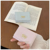 Compact Bow Tri-Fold Wallet with Multiple Card Slots