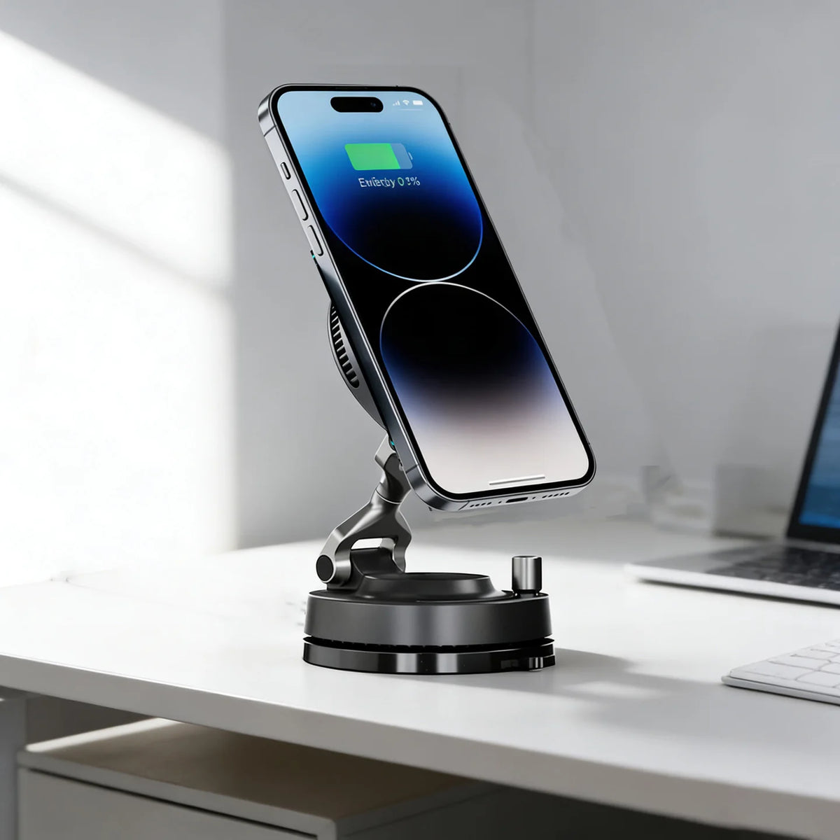 Magnetic Wireless Charger with Semiconductor Cooling and RGB Lights
