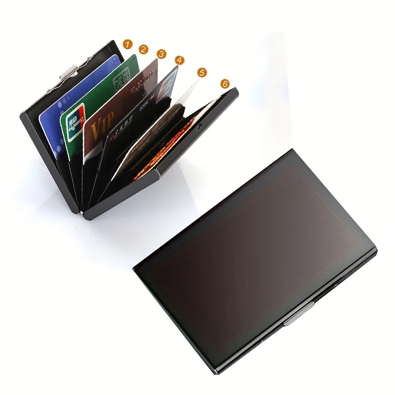 Slim RFID Blocking Metal Card Holder Wallet