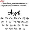 Personalized Cursive Name Necklace in Stainless Steel