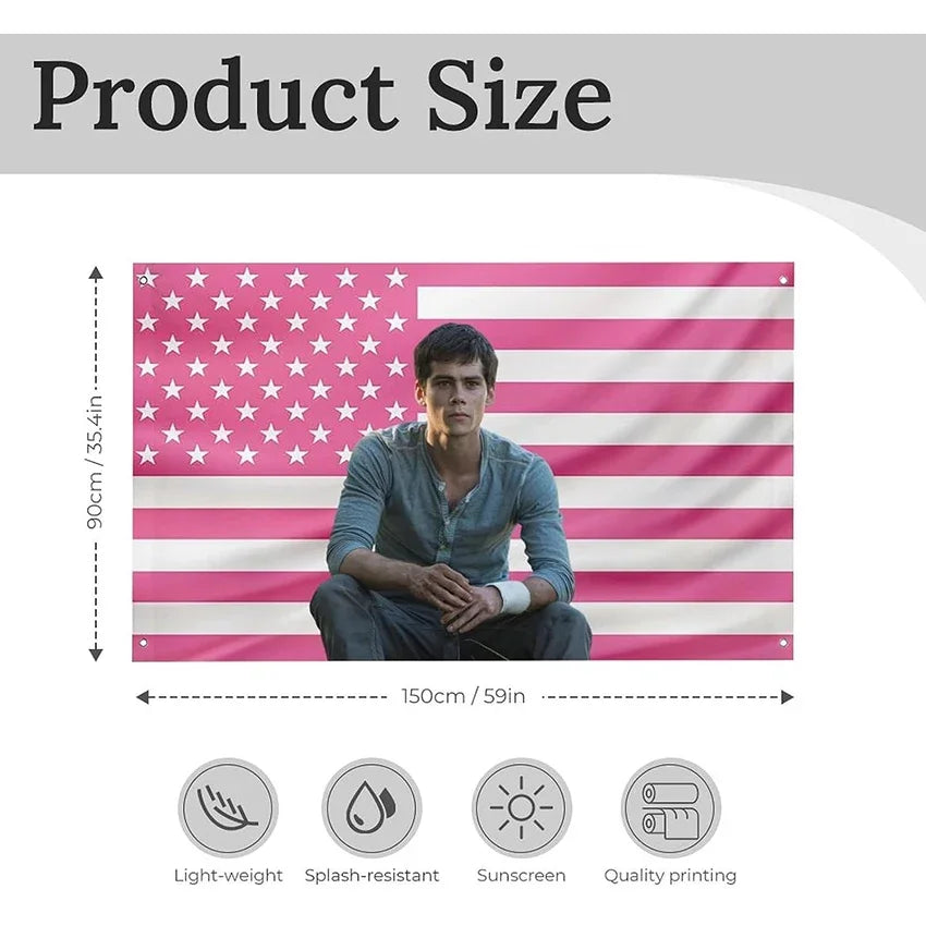 Funny Obrien Flag Tapestry Wall Hanging for Dorm, Bedroom, and Man Cave