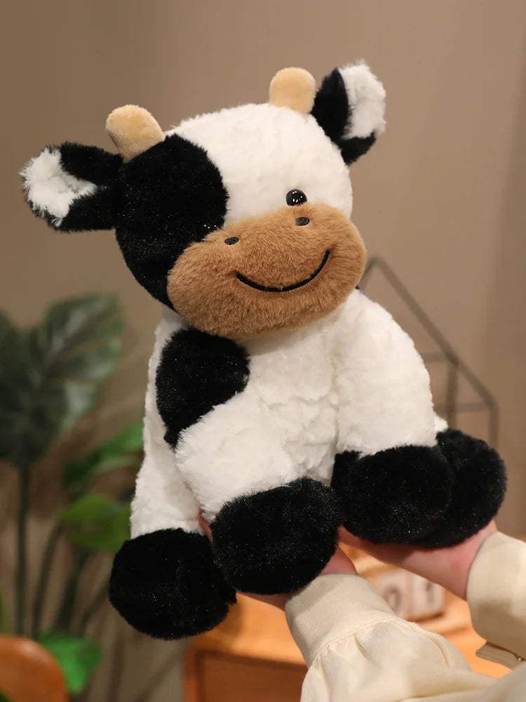 Huggable Plush Cow Toy – Super Soft Stuffed Animal for Kids & Adults