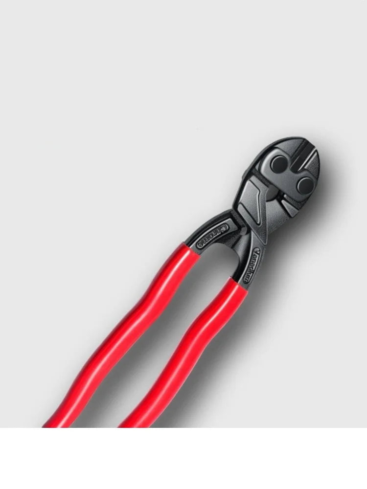 Heavy-Duty Bolt Cutter with Spring-Loaded Handles
