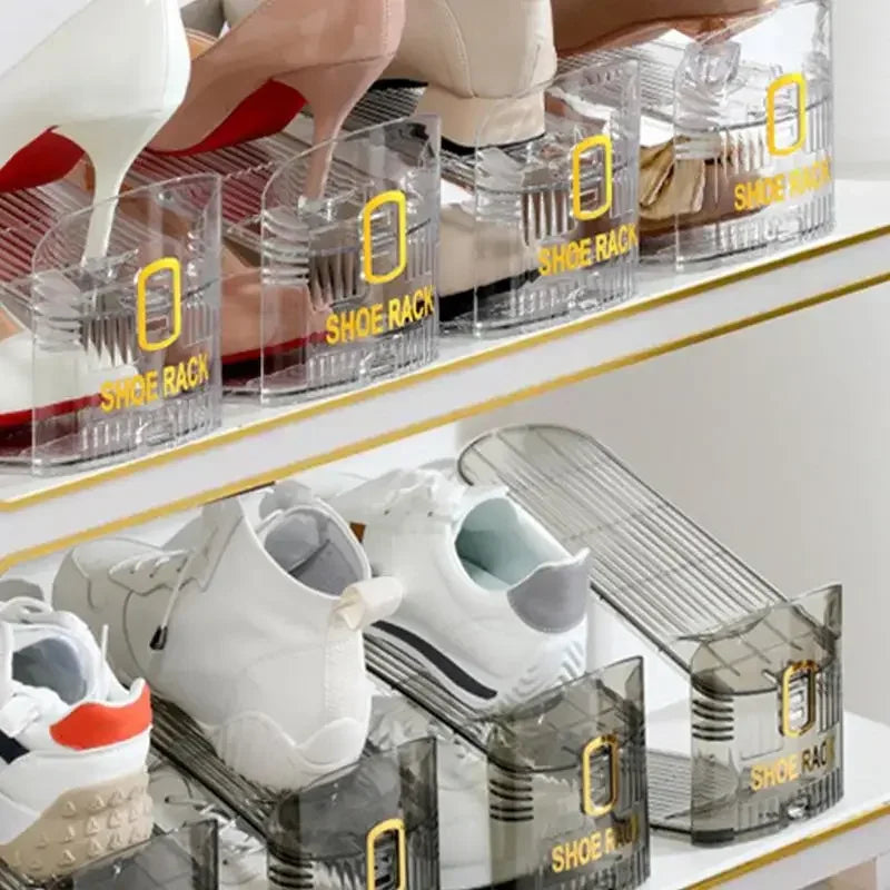 Adjustable Foldable Shoe Organizer Rack