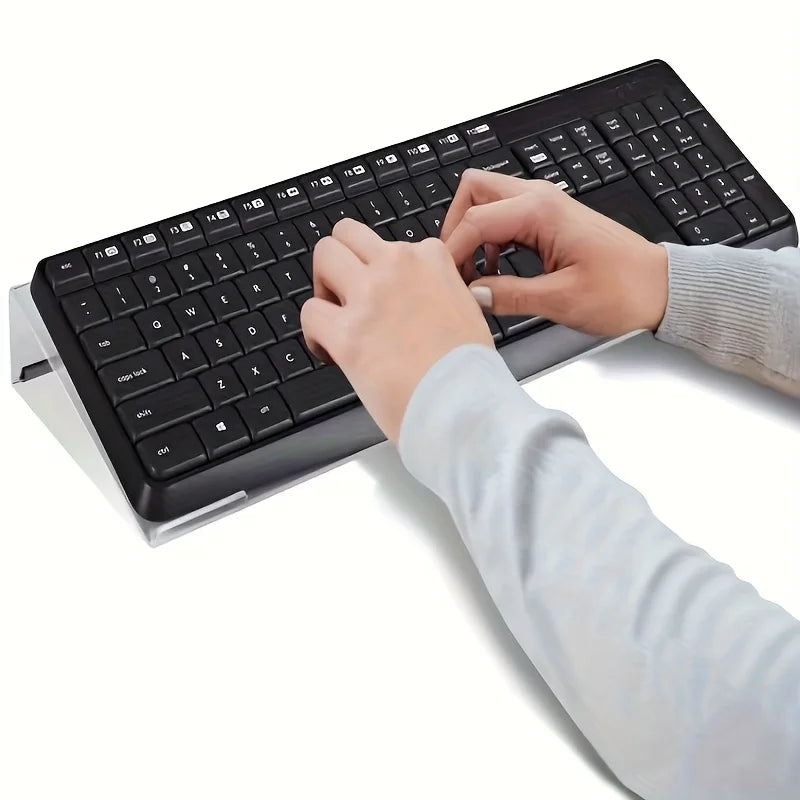 Clear Acrylic Keyboard Stand with Anti-Slip Base