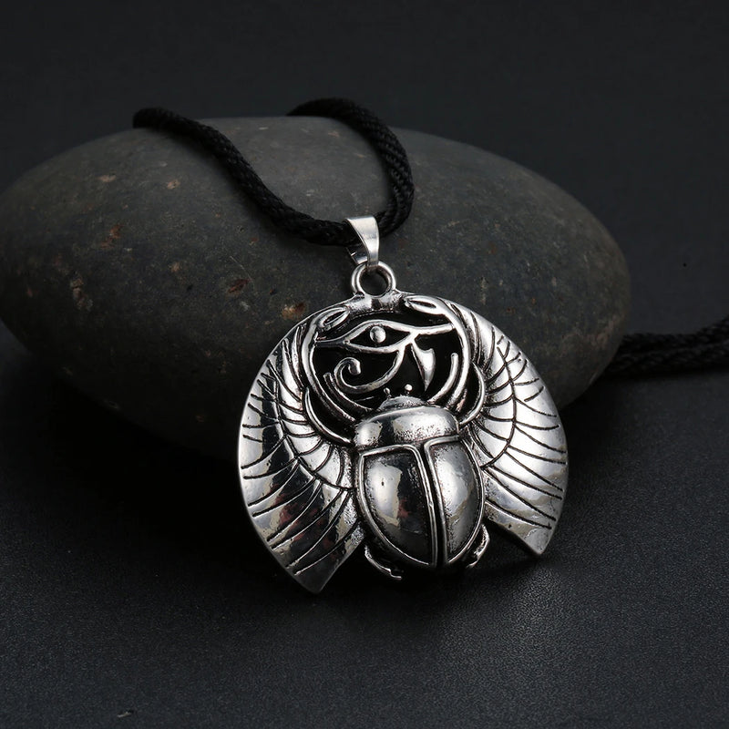 Ancient Egyptian Scarab Pendant Necklace