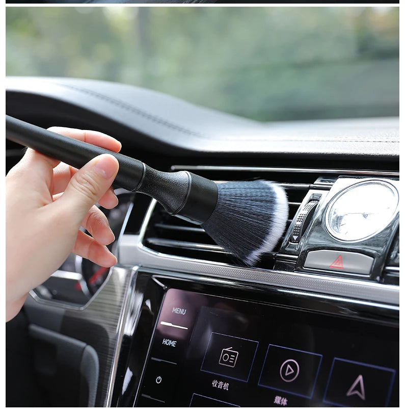 Ultra-Soft Car Detailing Brush Set for Interior Cleaning