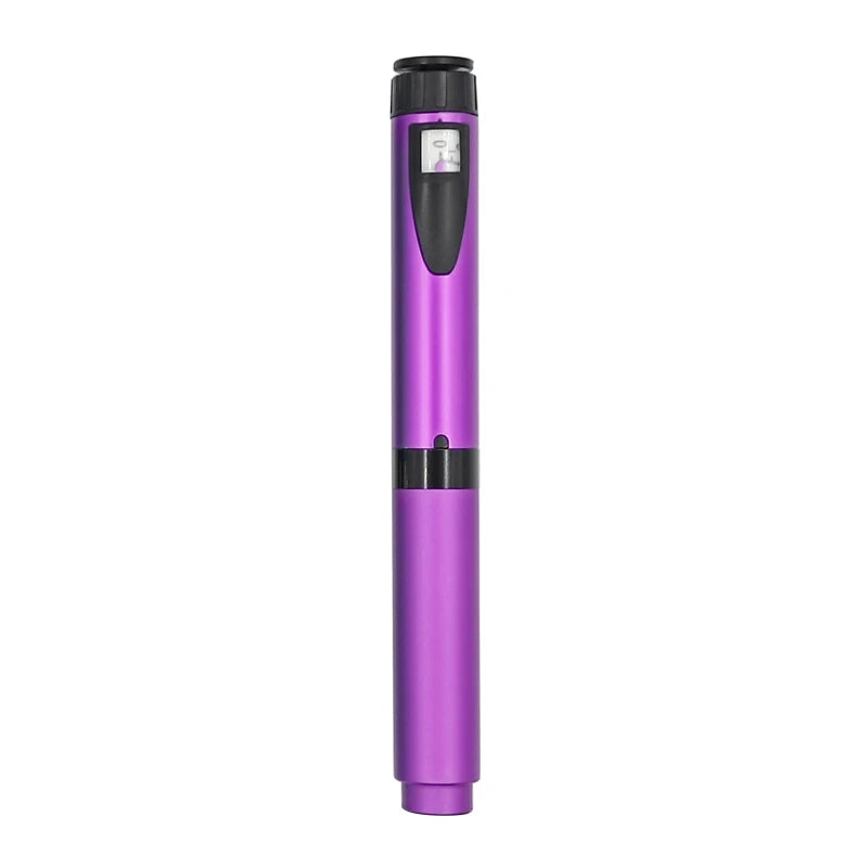 Reusable Metal Injection Pen - Adjustable Dosage 0-60 IU with Carrying Case