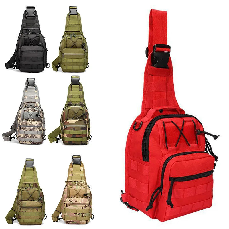 Tactical Sling Bag with MOLLE System for Outdoor Adventures