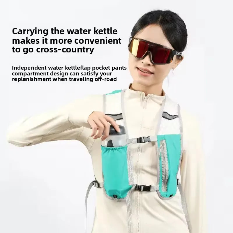Featherlight Hydration Vest with Reflective Trim and Phone Pocket