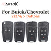 Replacement Car Key Shell Case for Buick, Chevrolet, and Opel