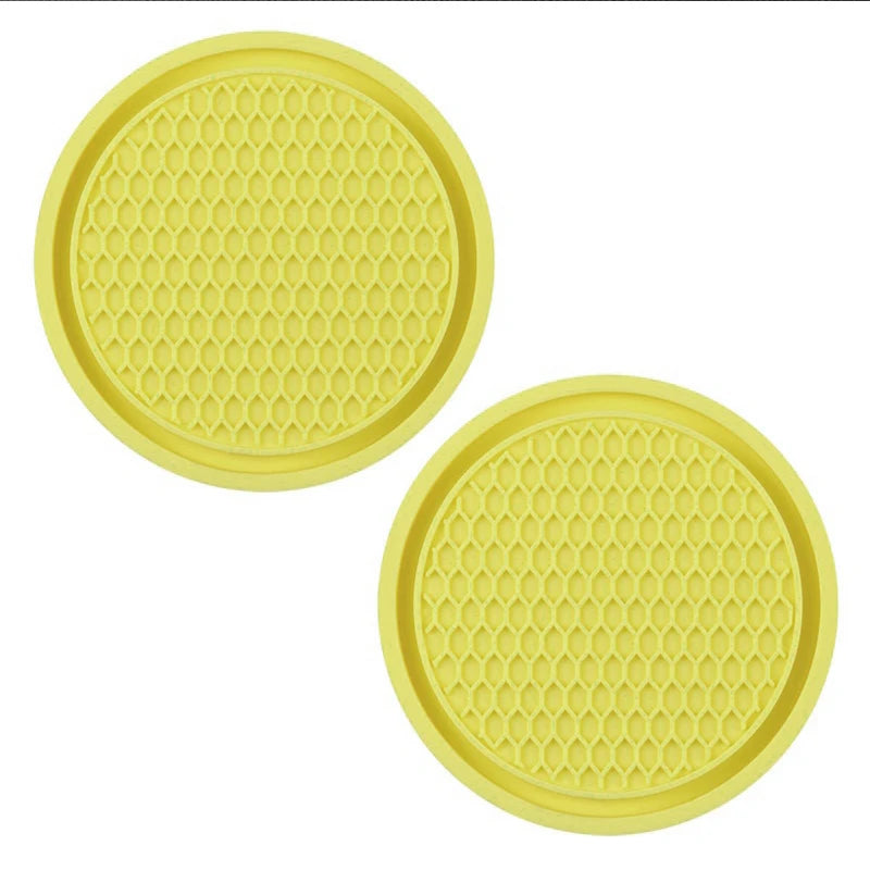 Rhinestone Crystal Car Cup Holder Coasters (Set of 2)