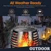 Solar-Powered Flickering Flame Torch Lights