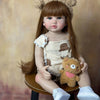Lifelike Reborn Baby Girl Doll with Soft Silicone Body