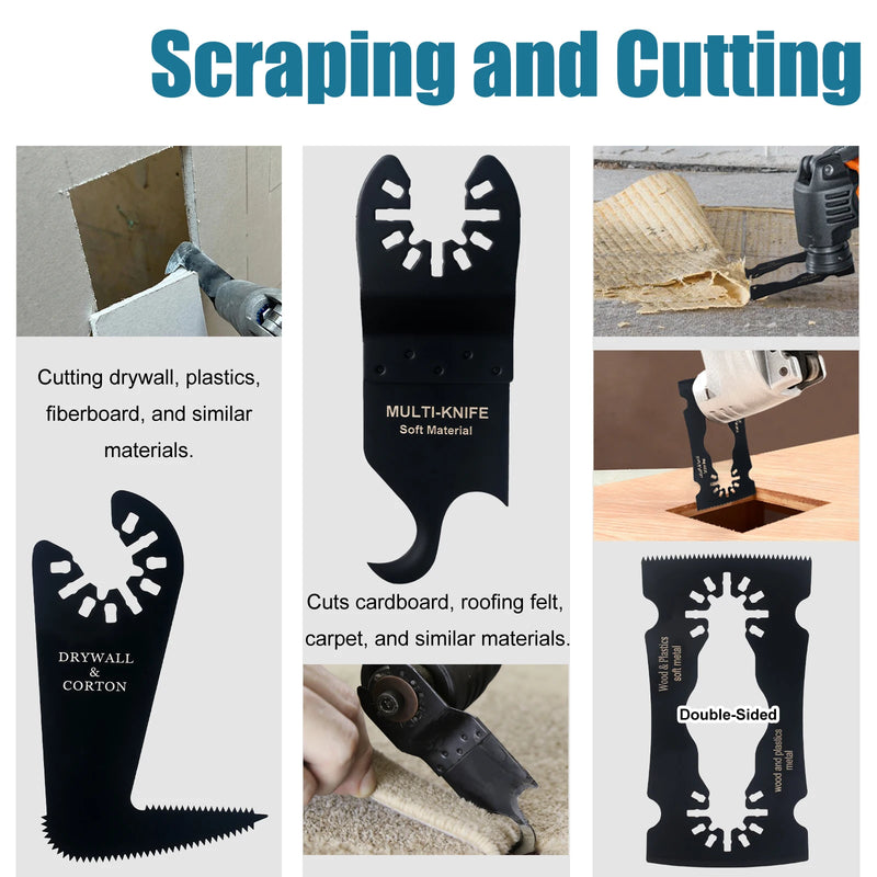 Oscillating Multi-Tool Blade & Accessory Set