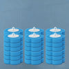 Disposable Toilet Brush Set with Wall-Mounted Holder and Refill Heads