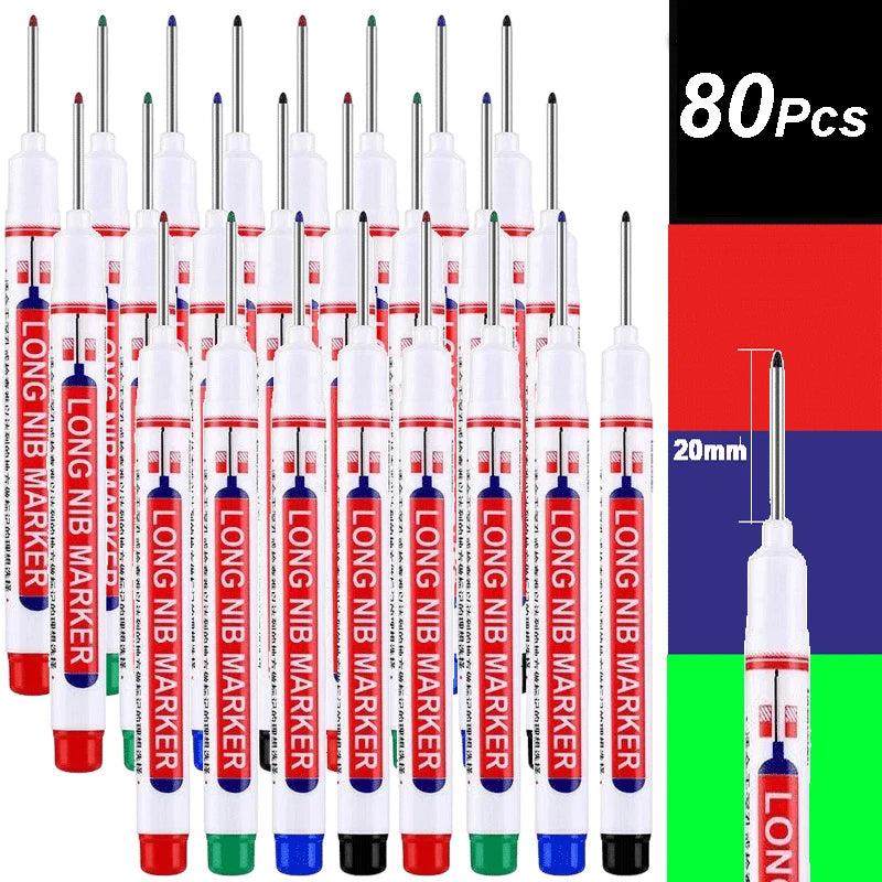 Waterproof Deep Hole Paint Markers for Metal & Woodworking