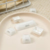 Crystal Clear Jelly Keycaps with Side-Printed Legends for Mechanical Keyboards