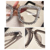 Rhinestone-Embellished Gradient Sunglasses