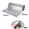 Roll of silver automotive sound deadening and heat insulation mat with dimensions 500mm by 2000mm and 10mm thickness
