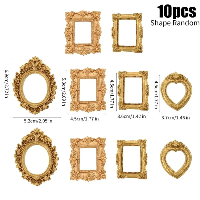 Vintage Mini Picture Frames for DIY Crafts & Decor