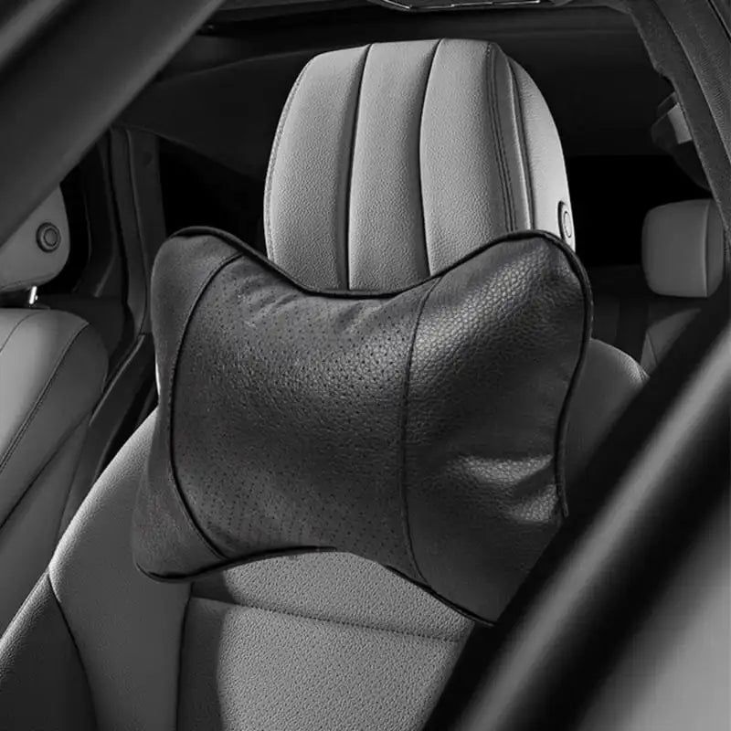 Breathable Mesh Car Headrest with Neck Support Pillow