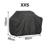 Black heavy-duty waterproof BBQ grill cover in XXX size.