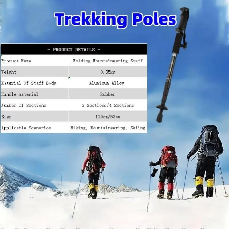 Ultralight Foldable Trekking Poles