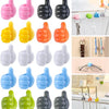 Silicone Thumb Wall Hooks for Cable Management and Organizing
