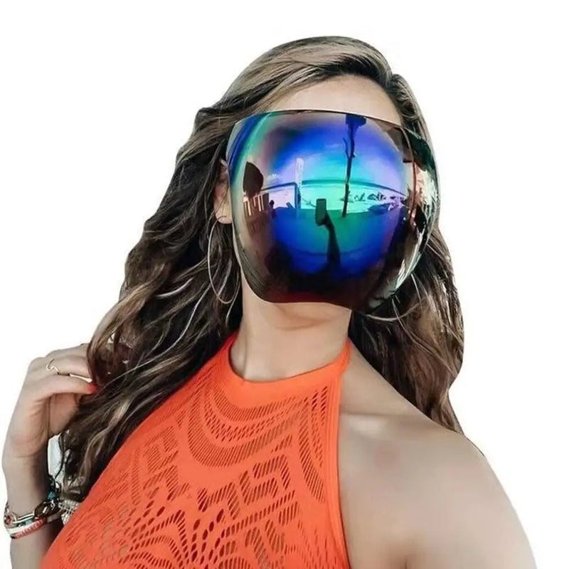 Oversized Y2K Wrap-Around Sunglasses