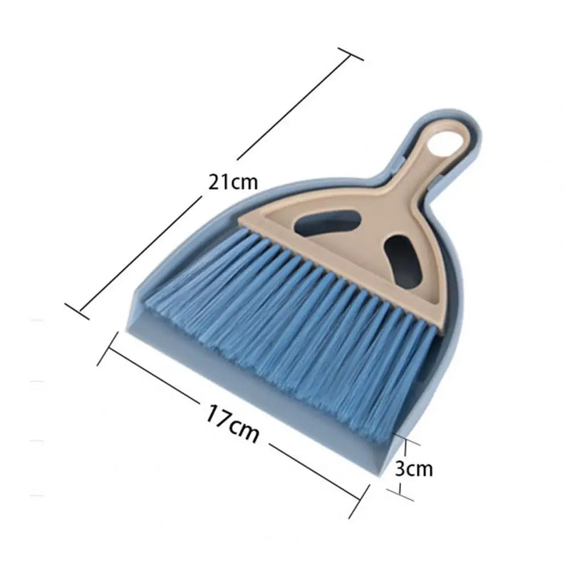 Compact Desktop Broom and Dustpan Set