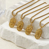 18K Gold Plated Constellation Pendant Necklace