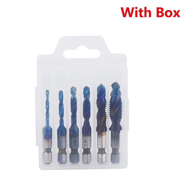 Metric Thread Tap Set - Titanium Coated HSS Drill Bits