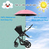 UV Protection Stroller Umbrella with Adjustable Clamp