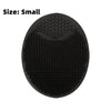 A black silicone ice face mask bowl with a textured surface and built-in tray.