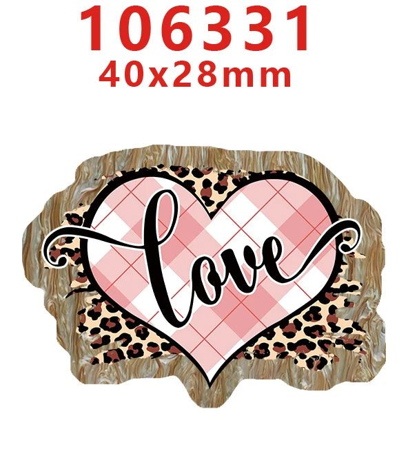 Decorative Faith-Themed Resin Embellishments with Water Ripple Effect