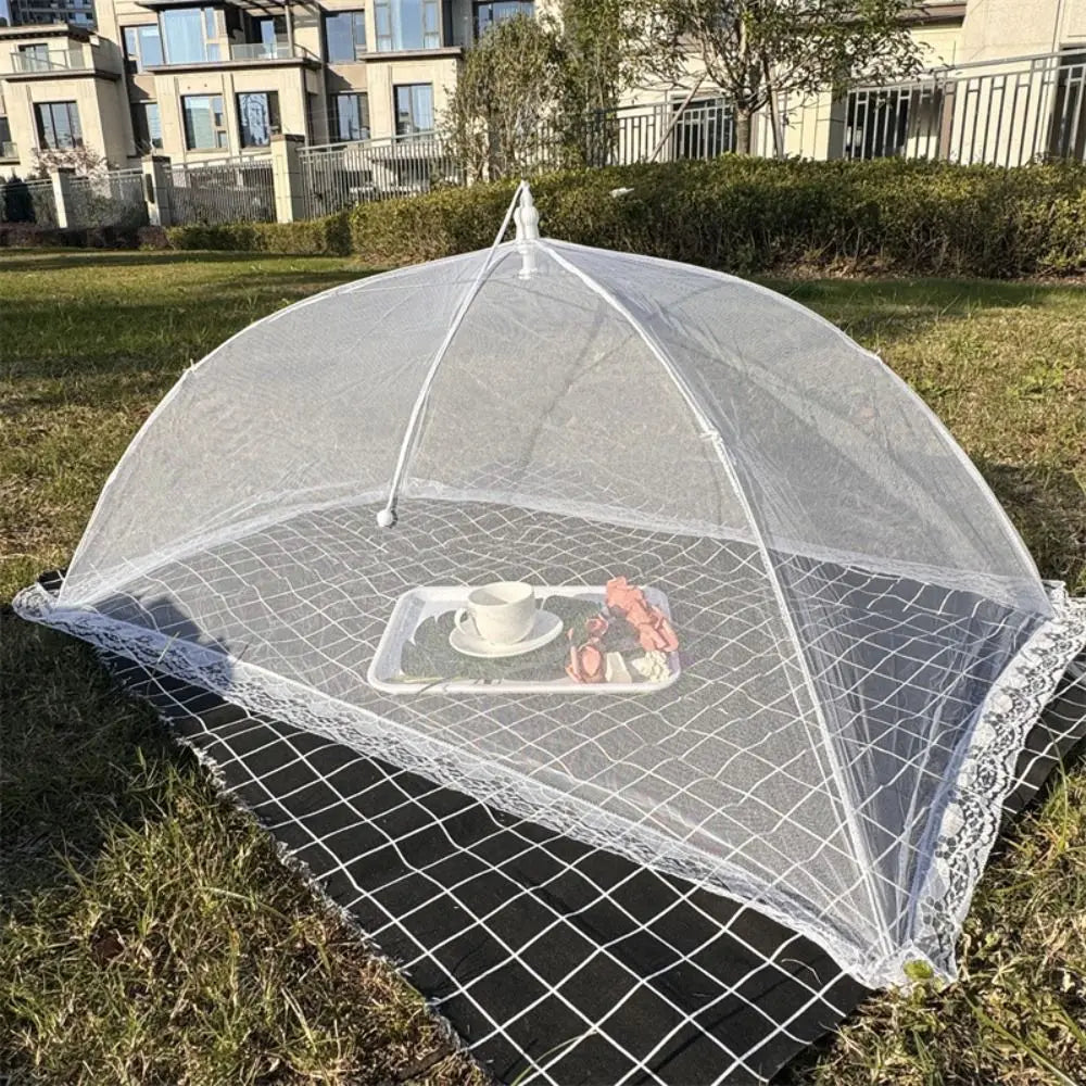 Foldable Mesh Food Cover for Outdoor Dining