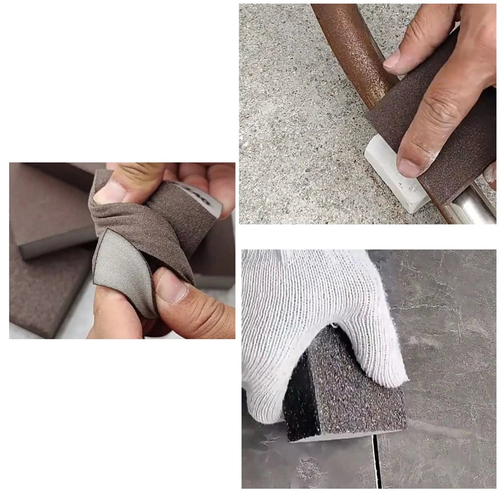 Premium Sanding Sponge Blocks for Wood, Metal & Paint (Multi-Grit)