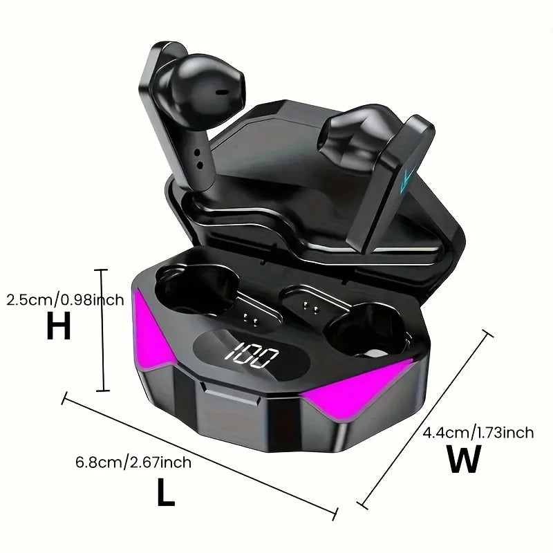 Wireless Earbuds with LED Display Charging Case