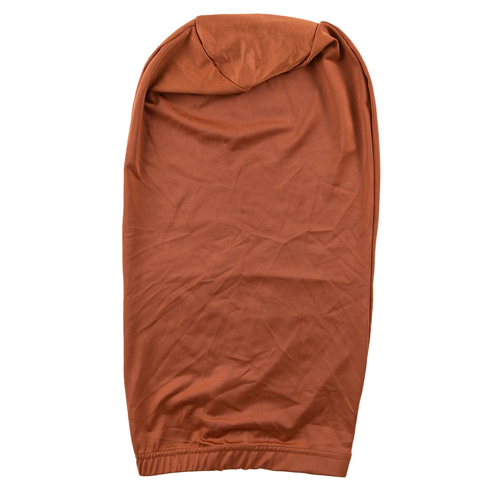 Satin Long Tail Hair Bonnet for Men - Anti-Frizz Night Cap for Braids