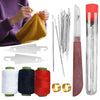 Portable Bamboo Sewing Kit - 37 Piece Travel Repair Set
