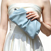 Elegant Chain Shoulder Bag with Crystal Accents