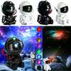 Astronaut Galaxy Star Projector night light showing various space scenes and a figure in a white suit