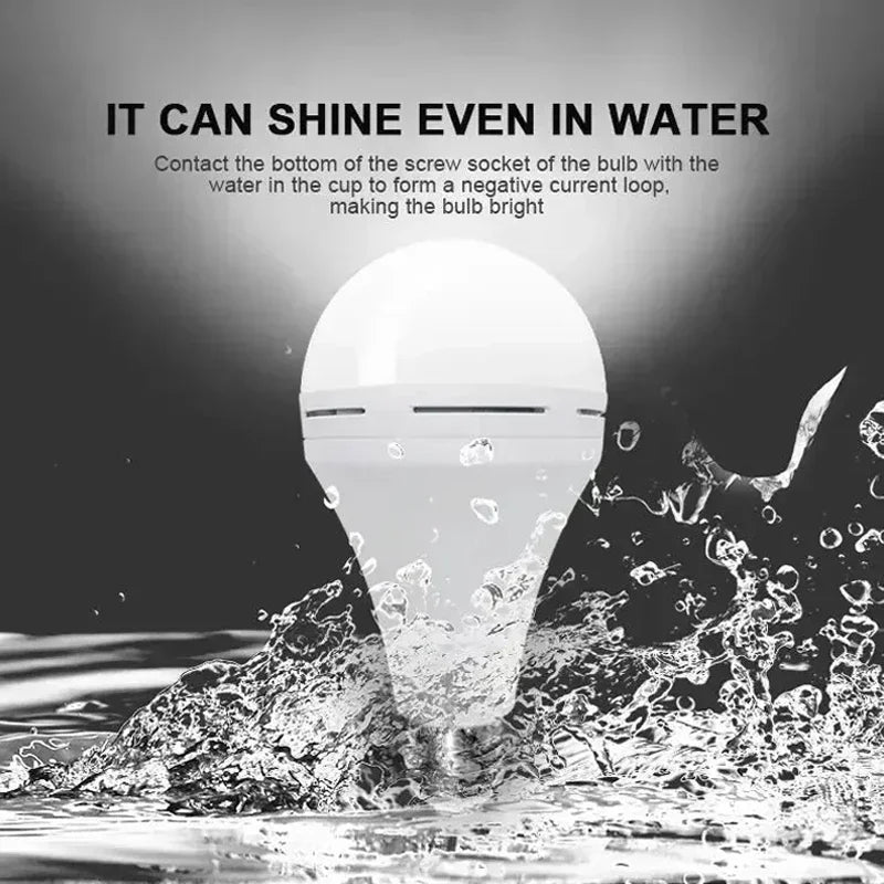 Rechargeable LED Emergency Bulb with Hanging Hook