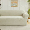 Jacquard Leaf Pattern Stretch Sofa Cover with Non-Slip Backing
