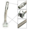 Diagram showing different views of a universal Jerry can spout with a leak-proof seal.